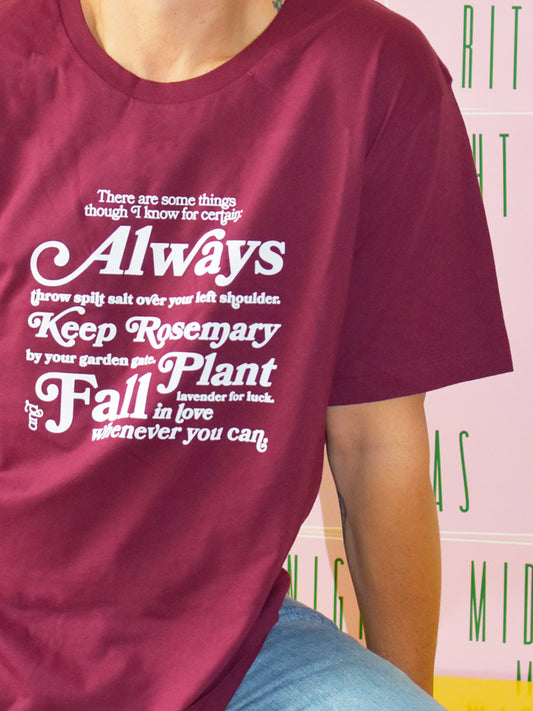 Practical Magic I Know For Certain Tee - Totally Good Time