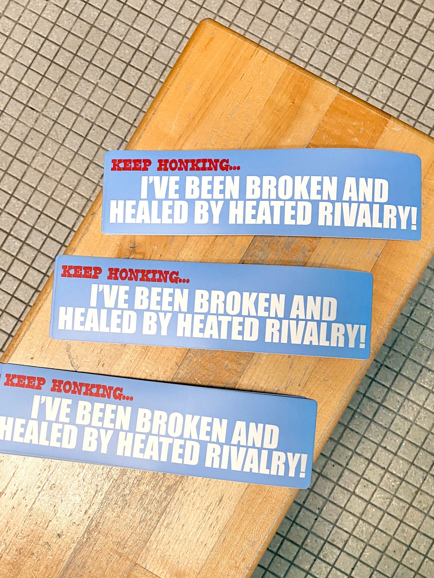 Heated Rivalry Healed Bumper Sticker