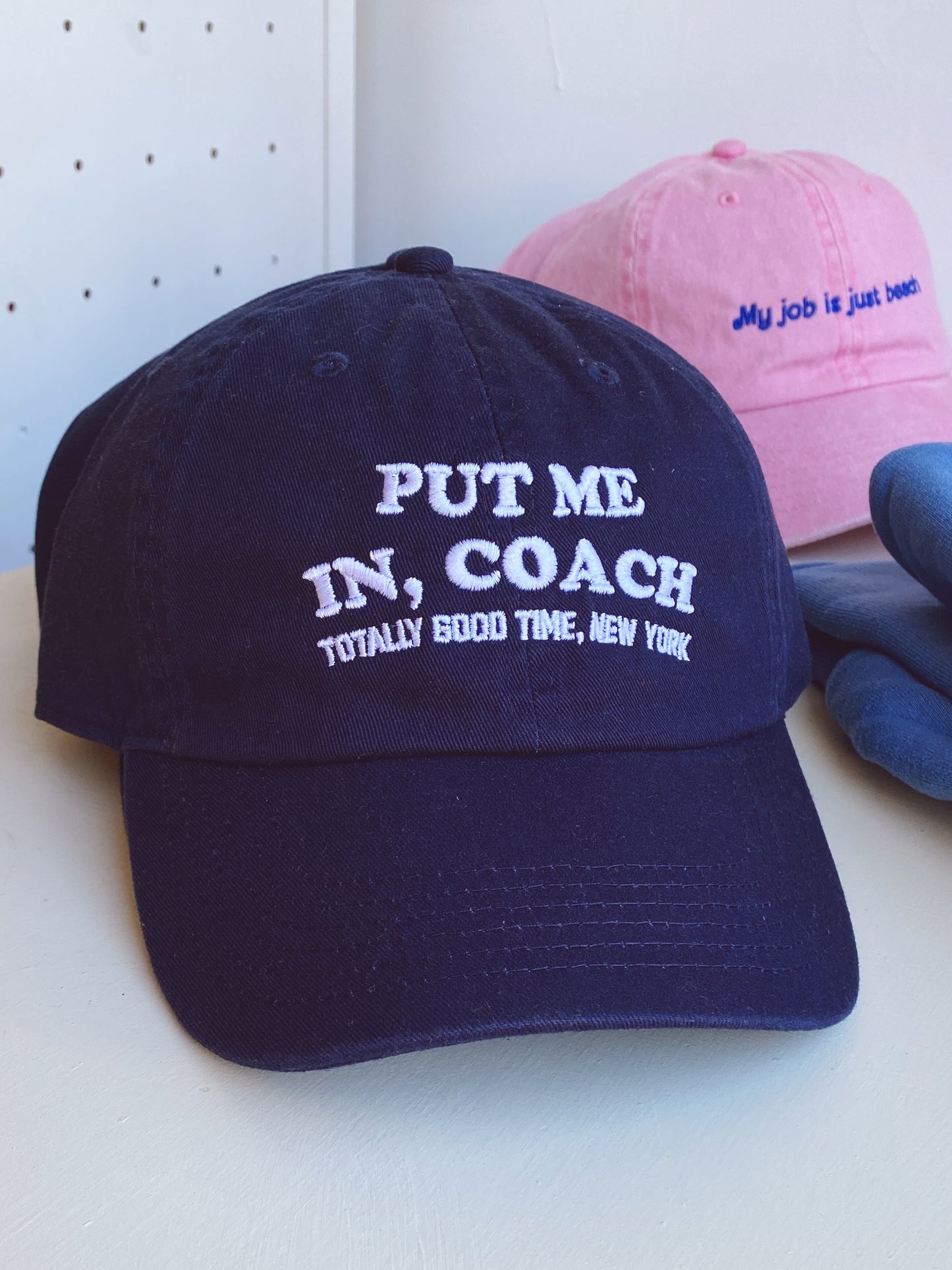 Put Me In Coach Dad Hat Totally Good Time Put me in coach dad hat totally good time