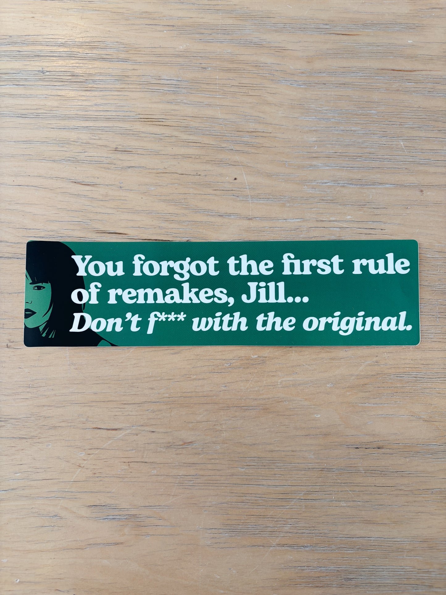 Scream 4 First Rule of Remakes Bumper Sticker