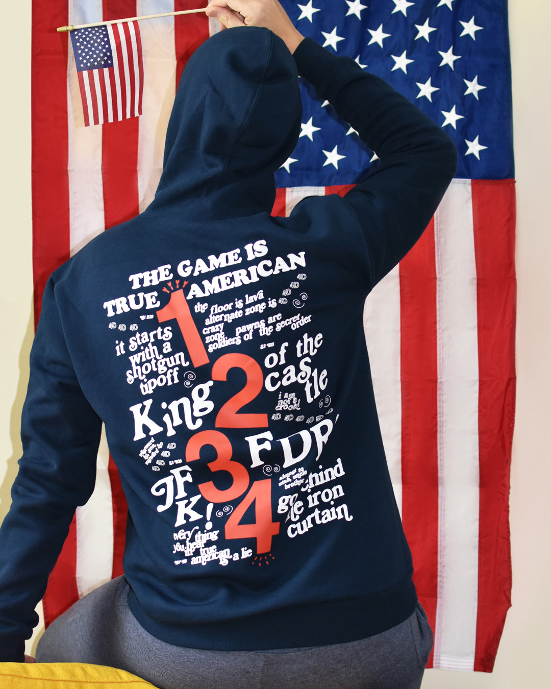New Girl True American Hoodie - Totally Good Time