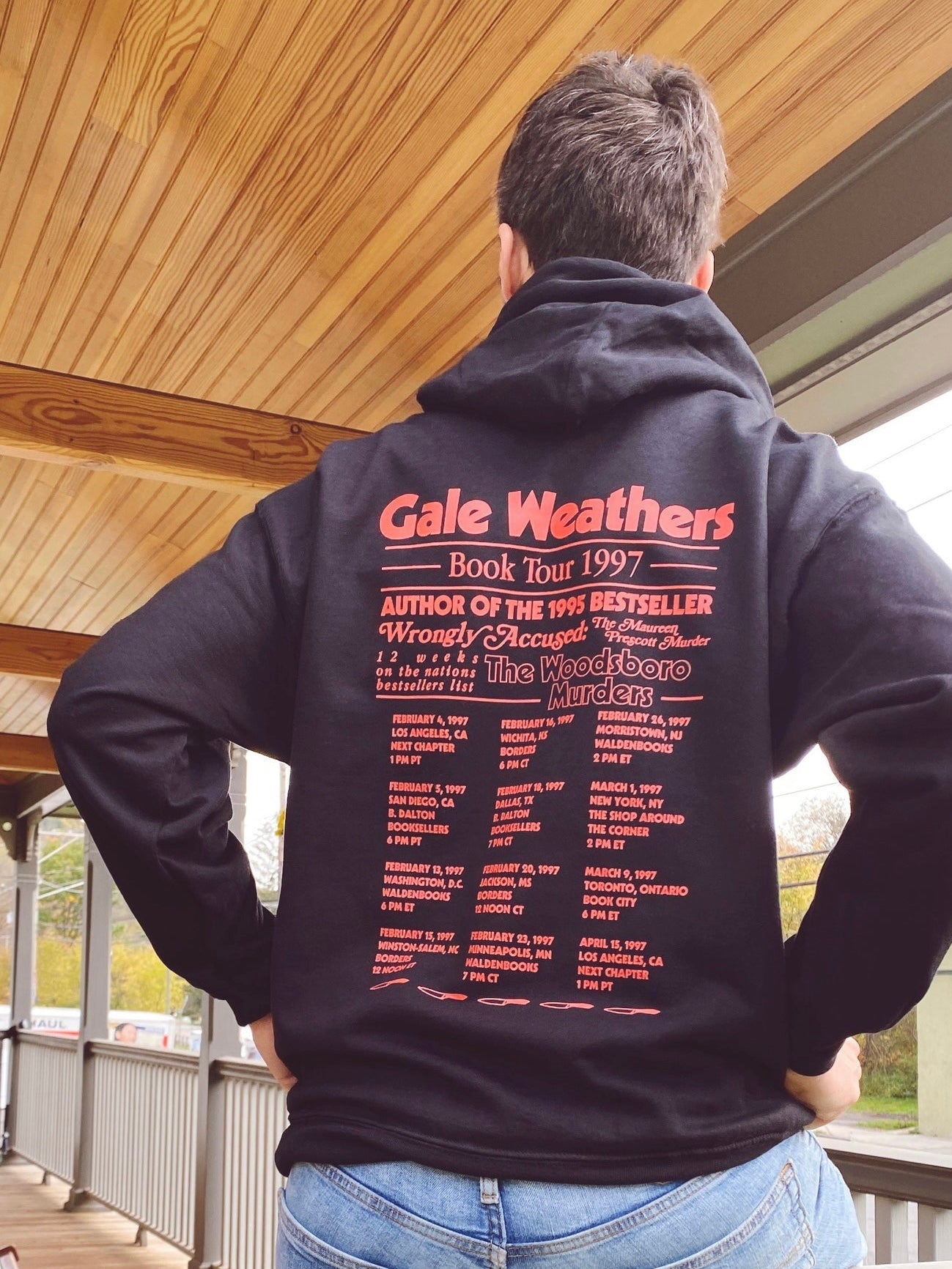 Scream Gale Weathers Book Tour 1997 Hoodie