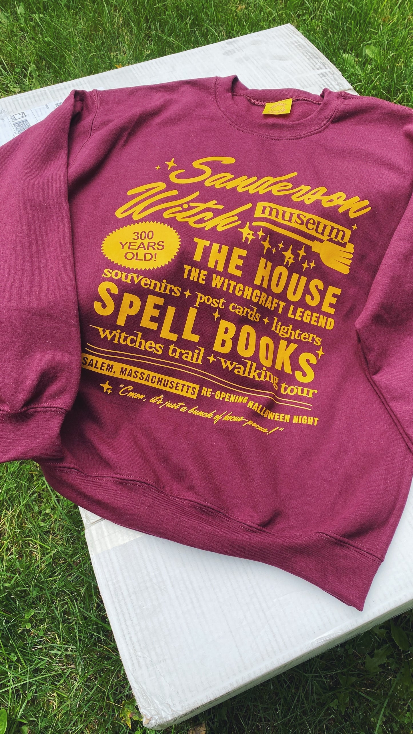 Ykomow Sanderson Witch Museum Sweatshirt Funny Halloween Sweaters Hocus Ykomow Sanderson Witch Museum Sweatshirt Funny Halloween Sweaters Hocus