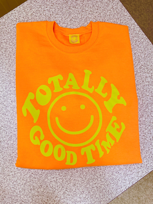 Totally Good Time 90s Logo Sweatshirt