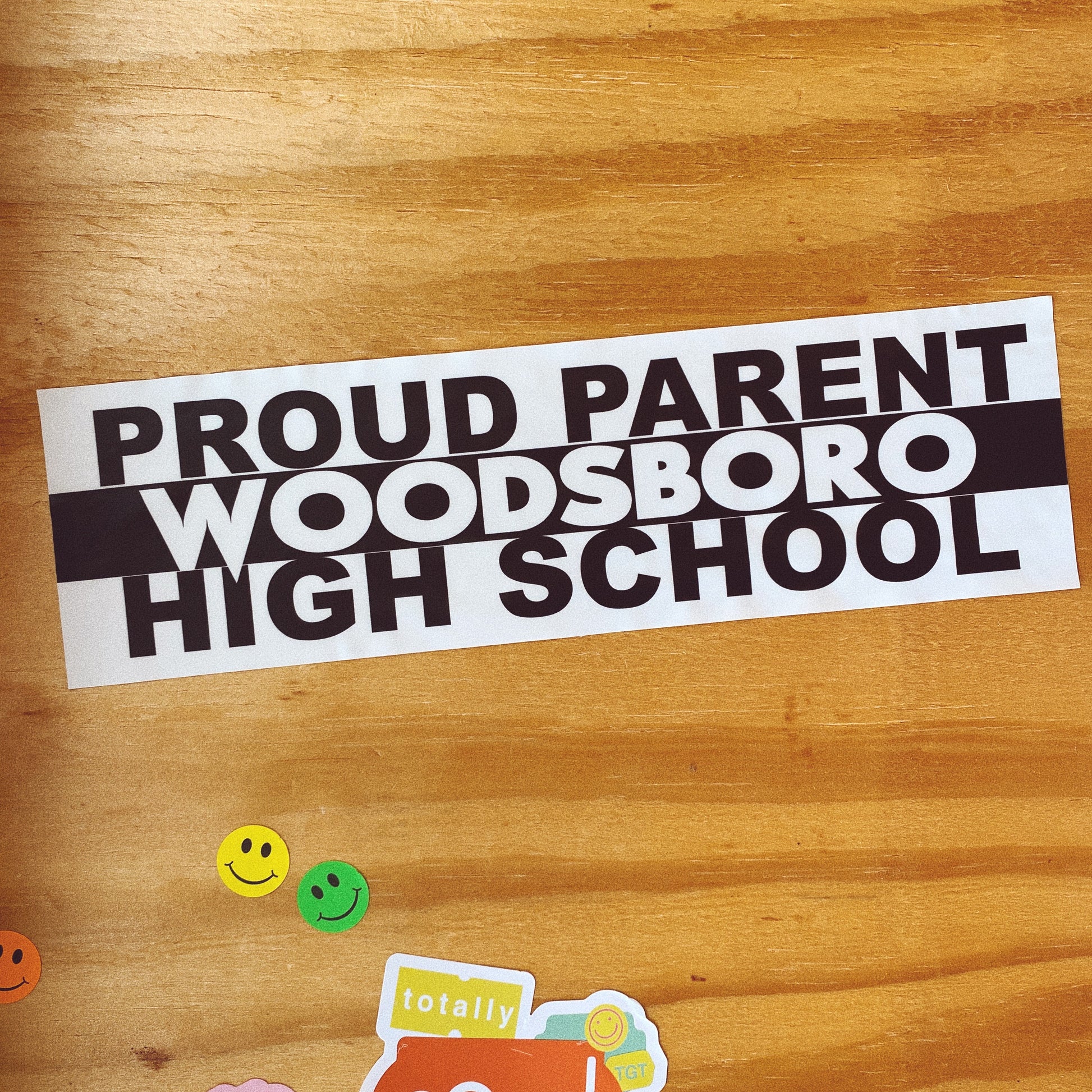 Scream Proud Parent Woodsboro High School Bumper Sticker