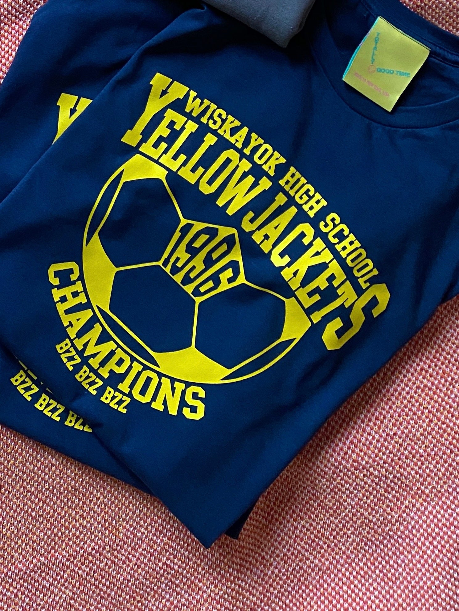 Yellowjackets Champions Tee - Totally Good Time