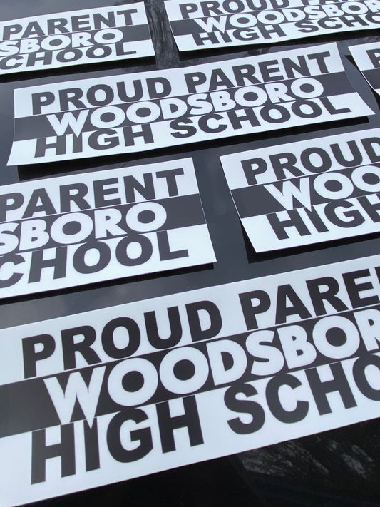 Scream Proud Parent Woodsboro High School Bumper Sticker