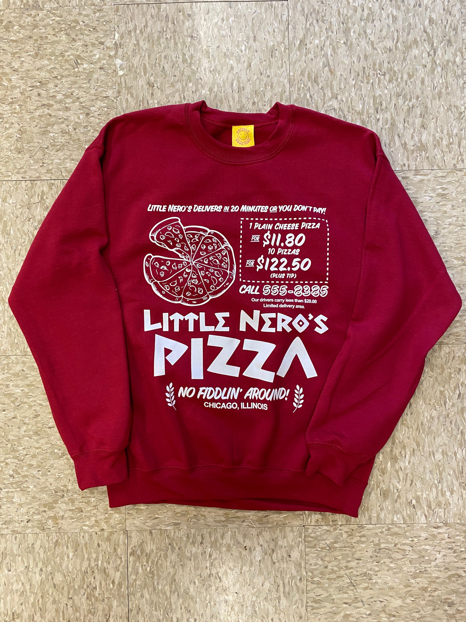 Home Alone Little Nero's Pizza Sweatshirt