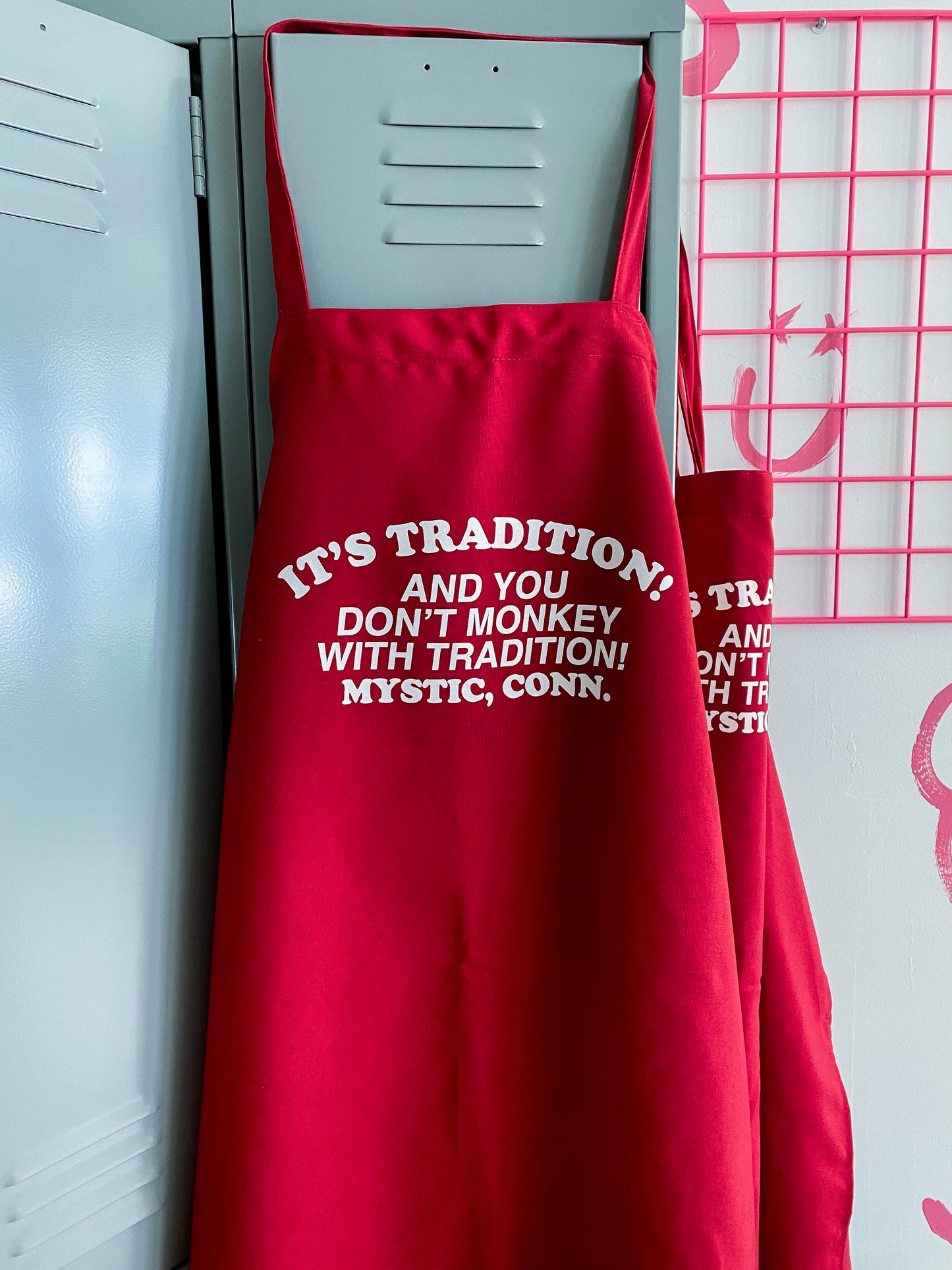 Mystic Pizza You Don't Monkey With Tradition Apron